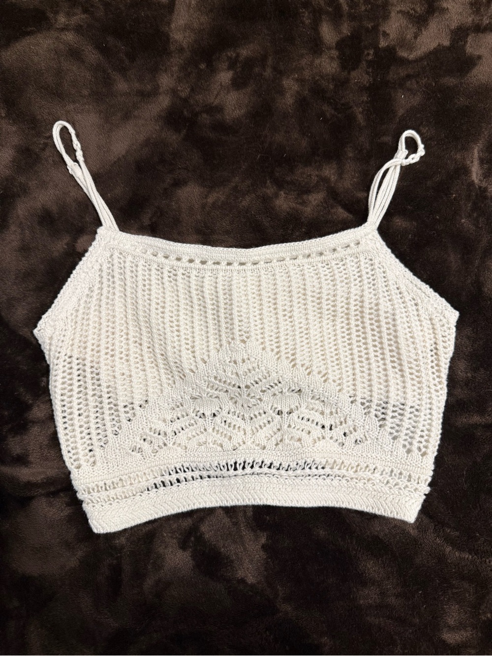 abercrombie crochet top
